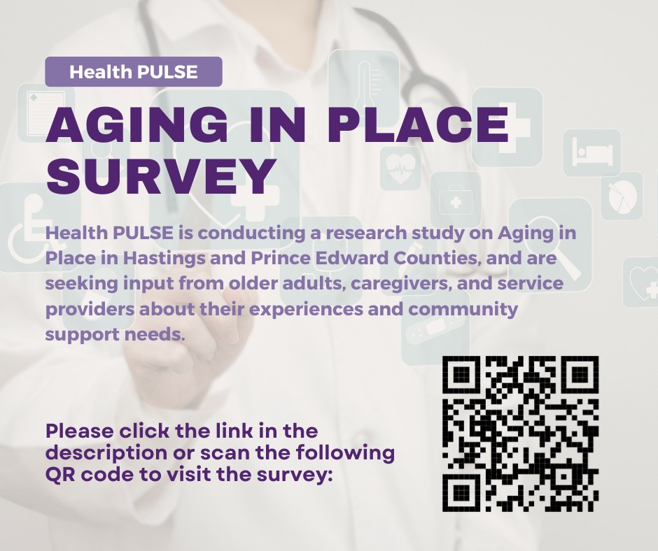 Community Survey: Aging in Place in Hastings and Prince Edward Counties