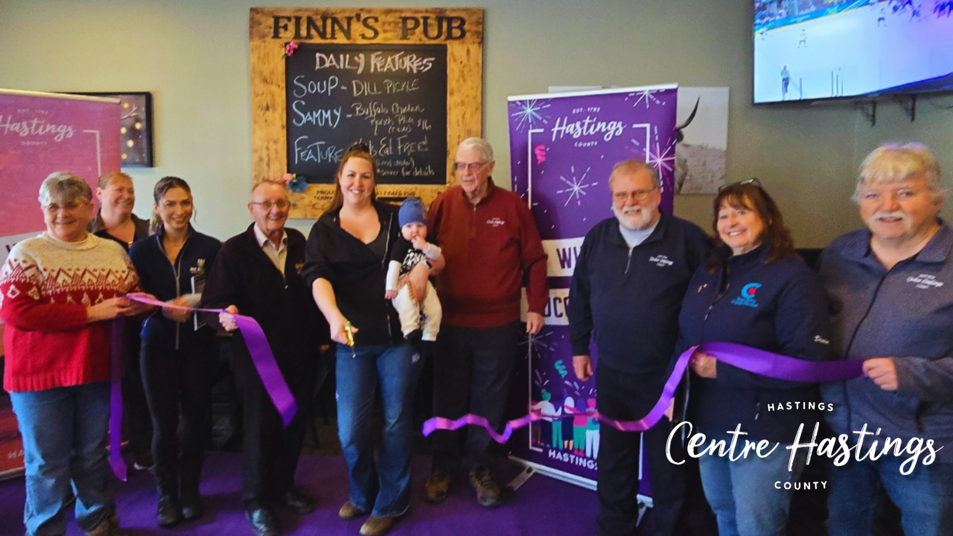 Centre Hastings Council Celebrates the Grand Re-Opening of Finn’s Pub