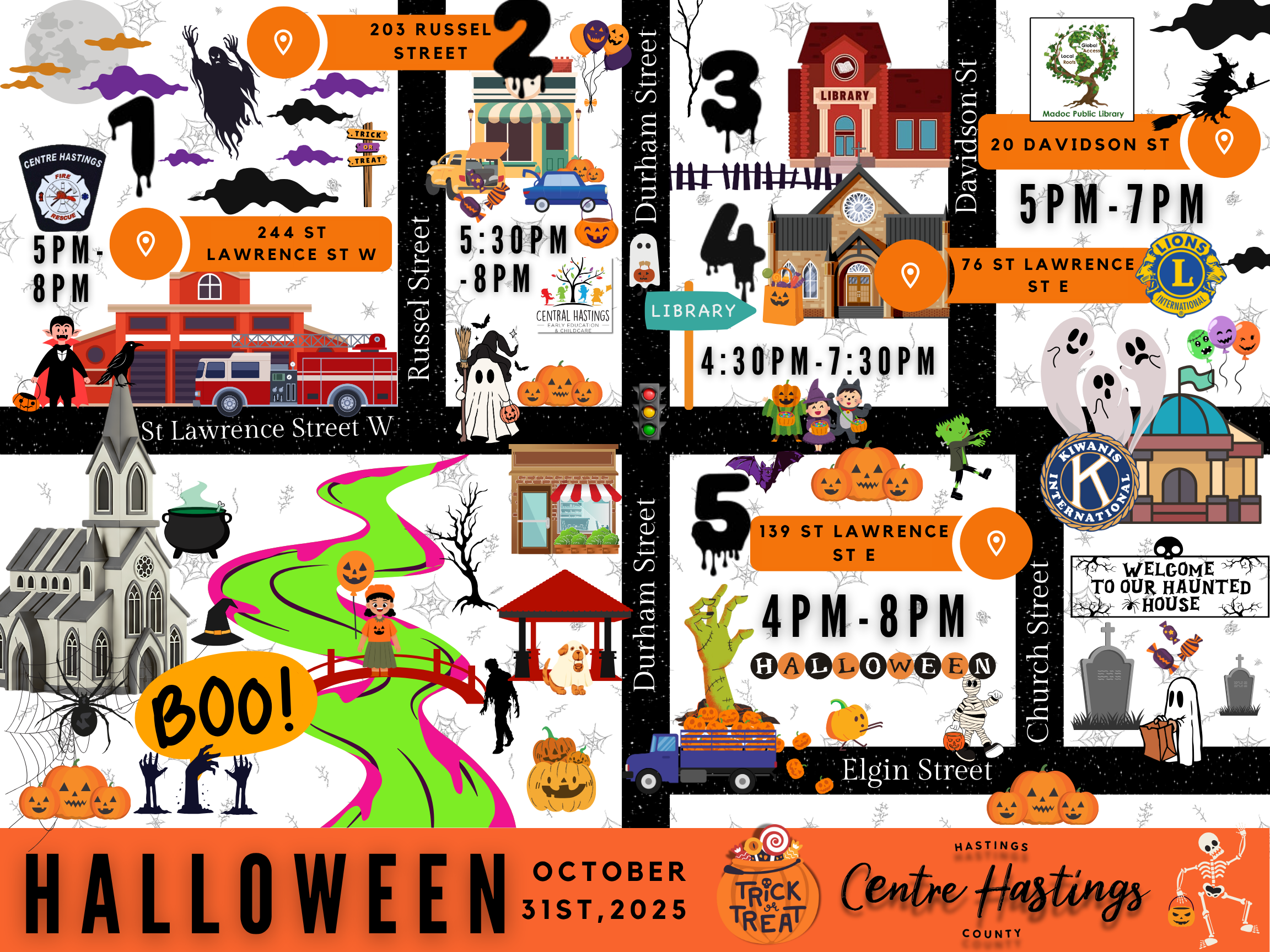 Spooktacular Halloween in Centre Hasting!October 31st, 2025
