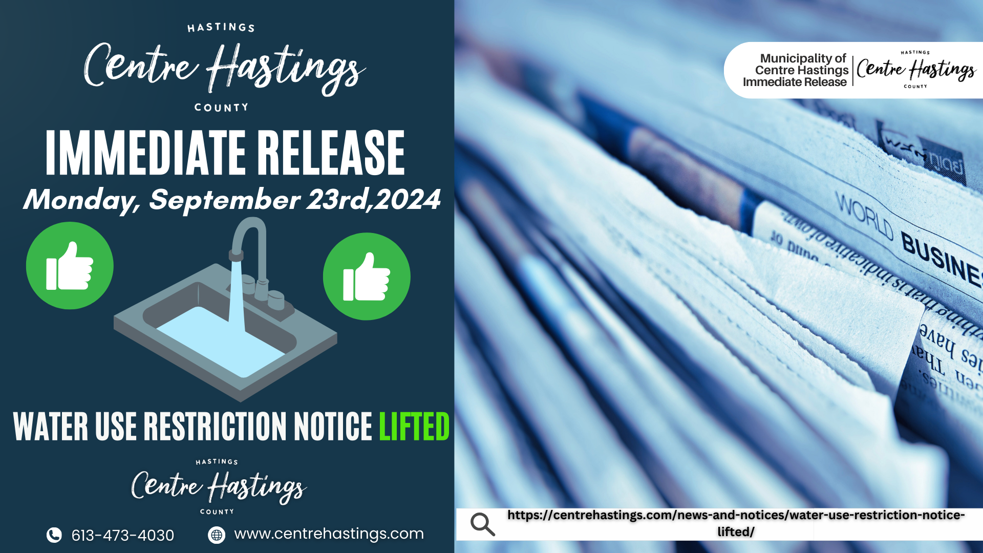 PRESS RELEASE - FOR IMMEDIATE RELEASE