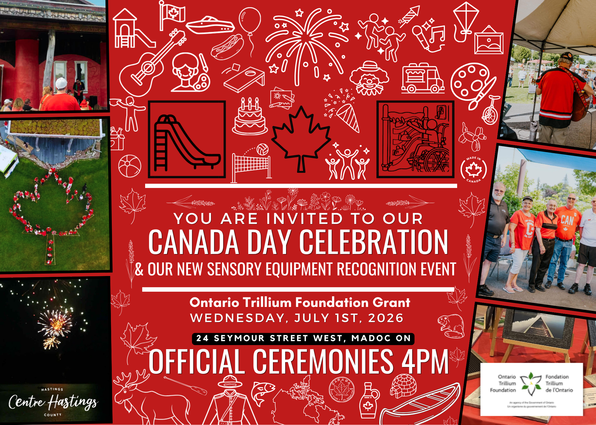 Celebrate Canada Day & Join Us for a Special Community Ontario Trillium Foundation (OTF) Grant Recognition Event