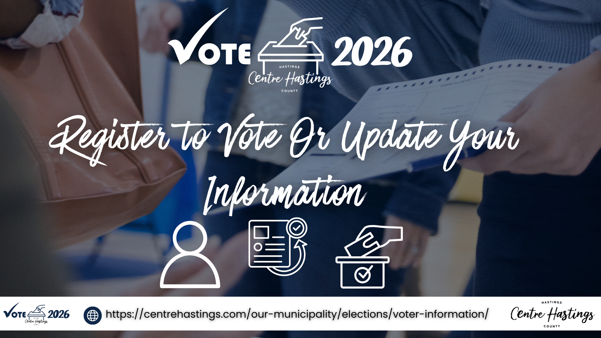  Register to Vote or Update Your Information