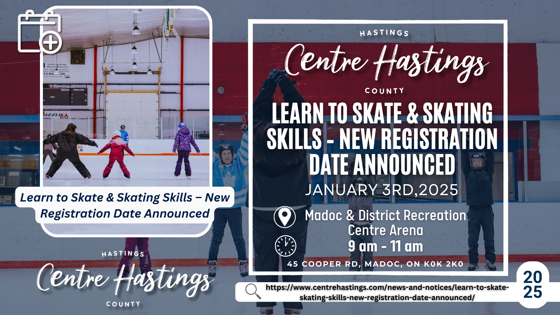 Learn to Skate & Skating Skills – New Registration Date Announced