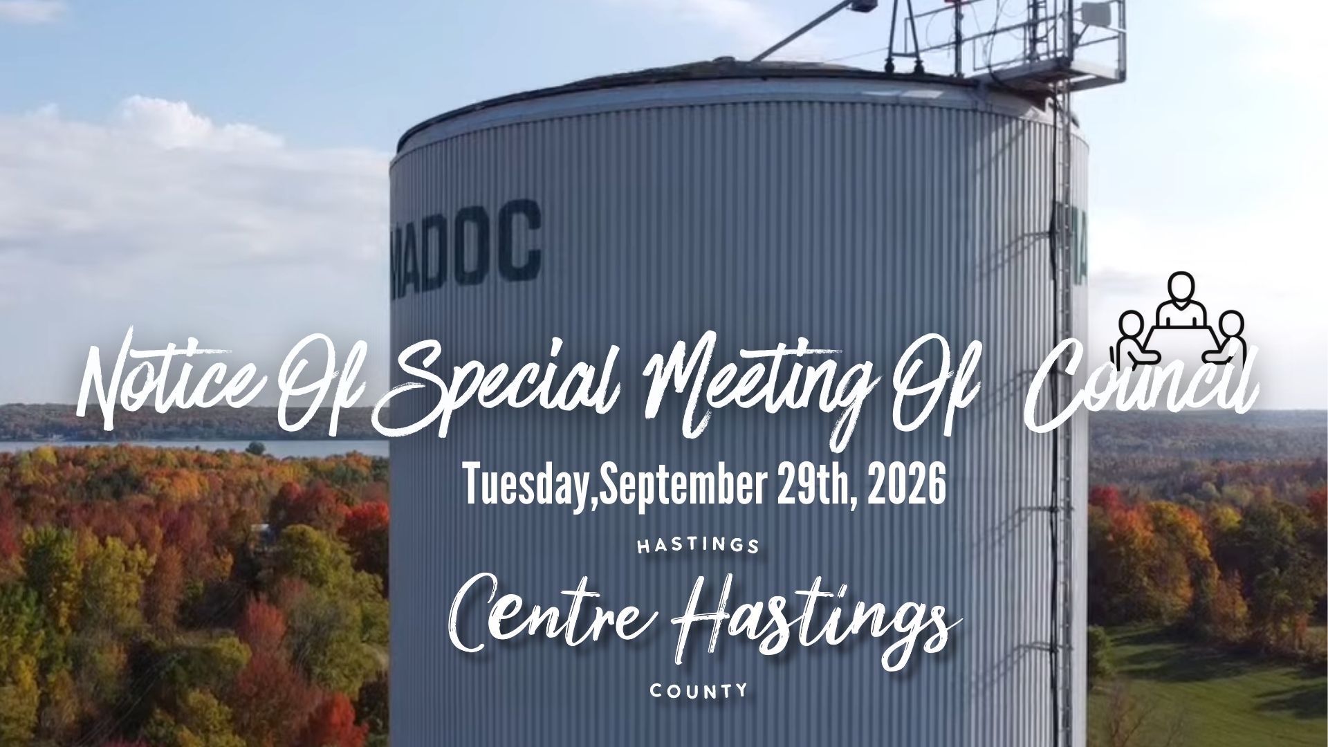 Notice Of Special Meeting Of  Council | September 29th,2026