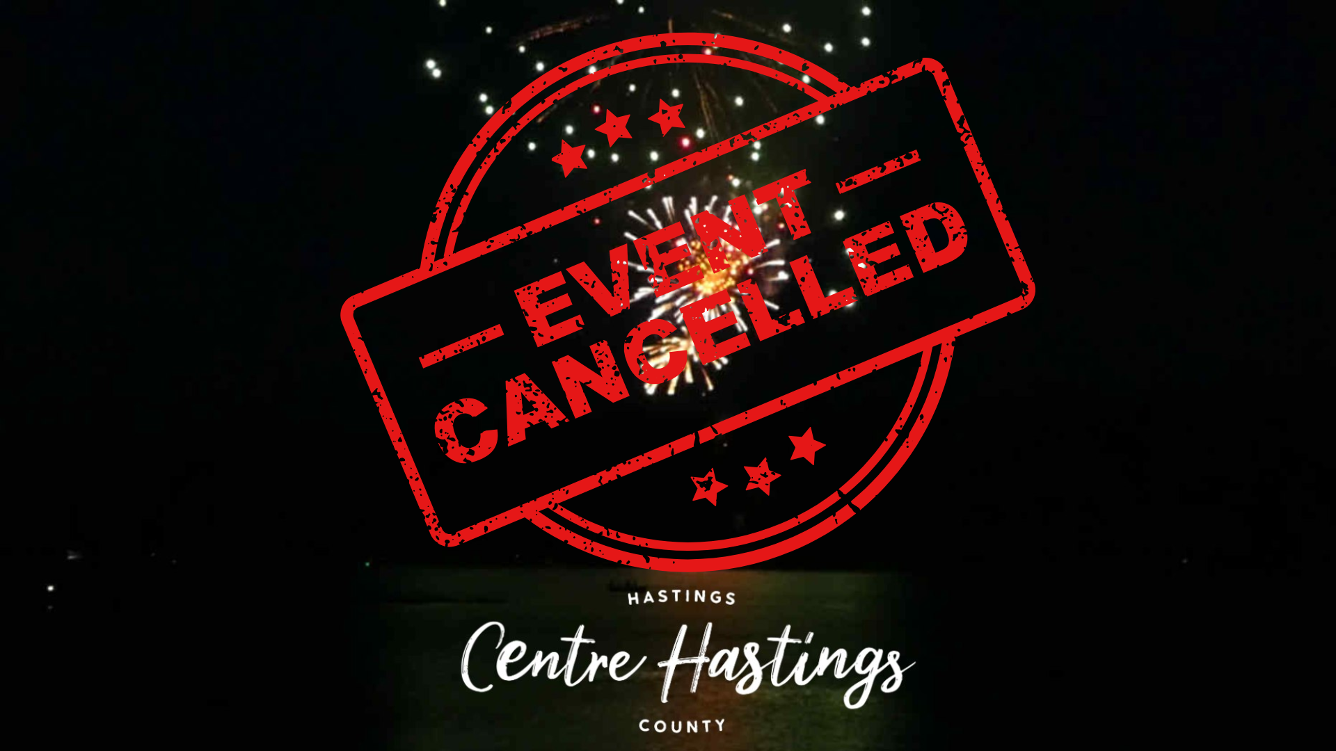 Fireworks Cancellation Notice July 1st,2026