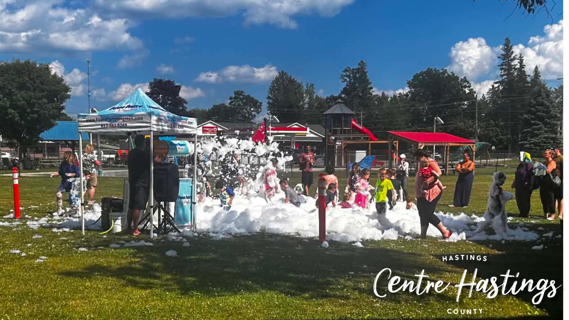 What A FOAM-Tastic Evening We Had At Centre Hastings Park Last Week!